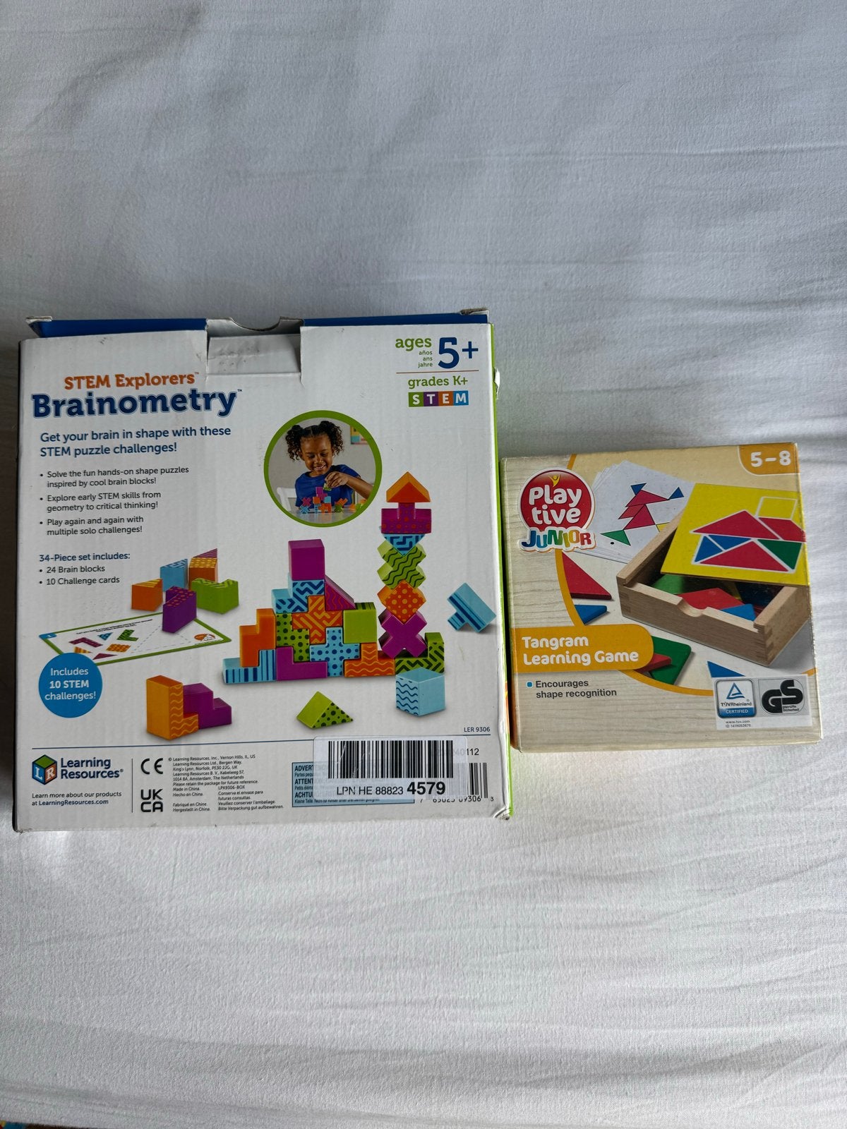 STEM Explorers Brainometry & Tangram Leerspel, Ophalen of Verzenden, Zo goed als nieuw, Bouwen