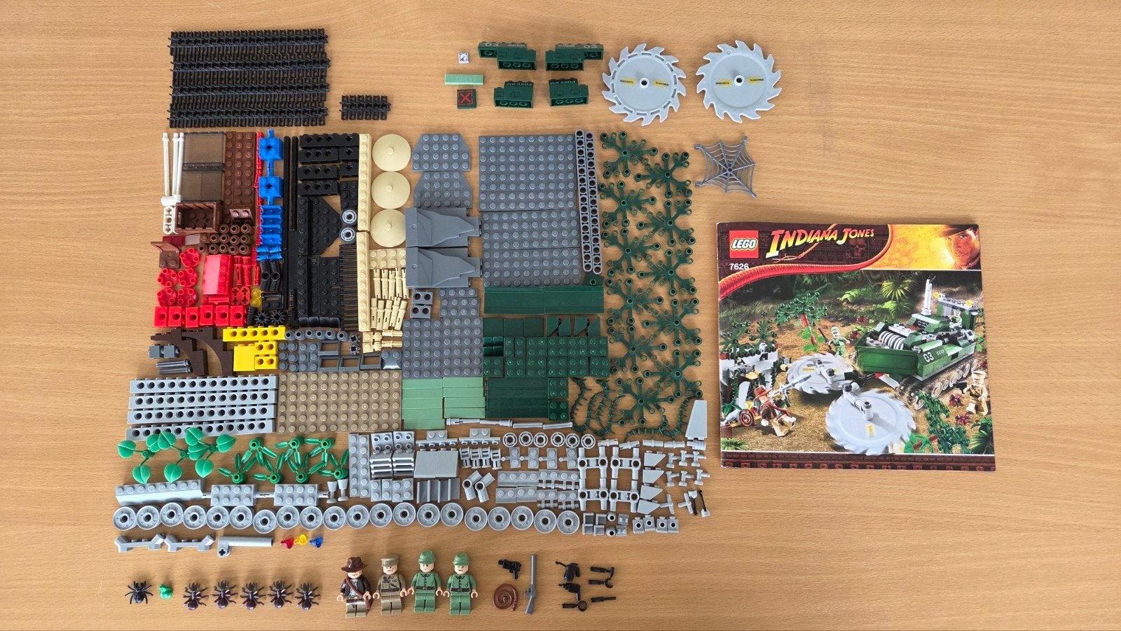 lego Indiana Jones Jungle Cutter 7626, Gebruikt, Overige thema's, Lego, Ophalen of Verzenden