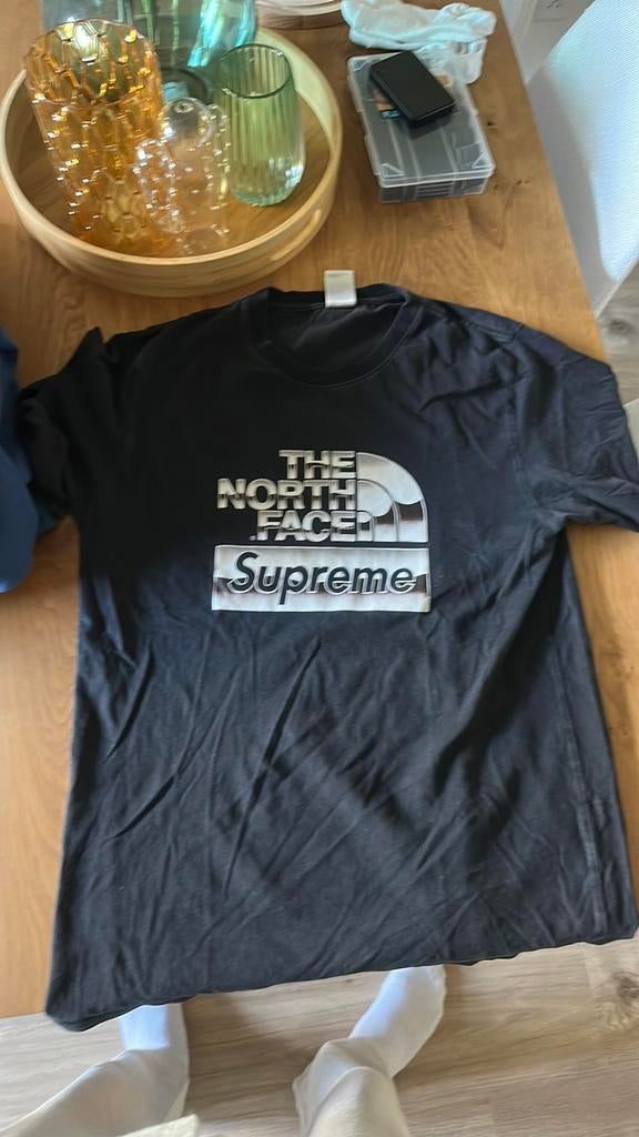 TNF X SUPREME, Ophalen of Verzenden, Zo goed als nieuw, Maat 48/50 (M), Zwart