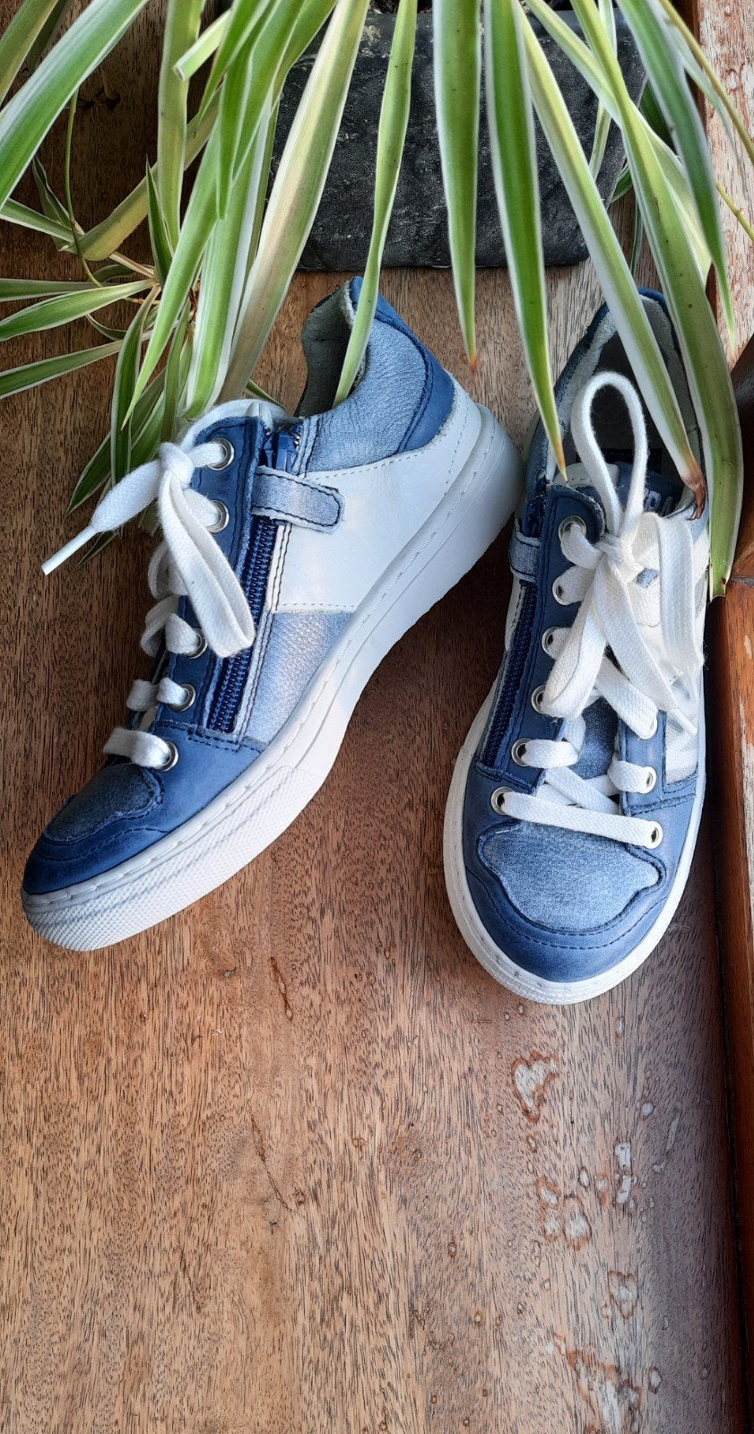 Nieuw Track-Style Sneakers voor Kinderen - Blauw/Wit Maat 34, Trackstyle, Jongen of Meisje, Schoenen, Nieuw