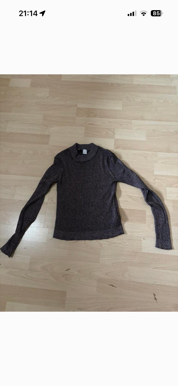 Leuke glitter top maat M paars/zwart, Ophalen of Verzenden, Zo goed als nieuw, Zwart