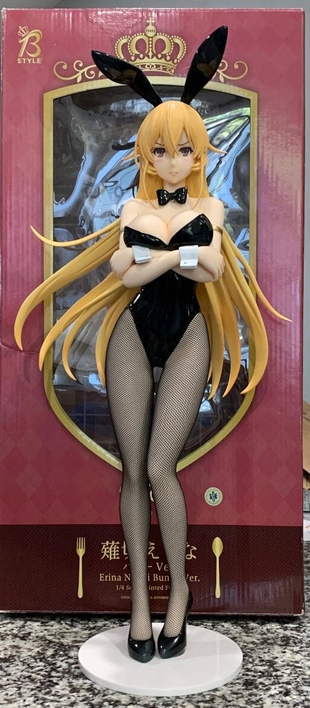Erina nakiri food wars! 1/4 Bunny Anime/manga figure, Ophalen of Verzenden, Zo goed als nieuw, Overige typen