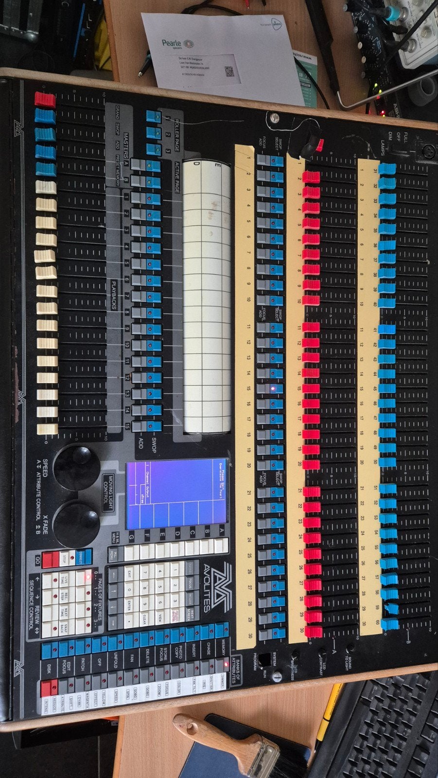 Pearl Rolacue lichttafel - Moederbord defect (onderdelen), Muziek en Instrumenten, Mengpanelen, Ophalen