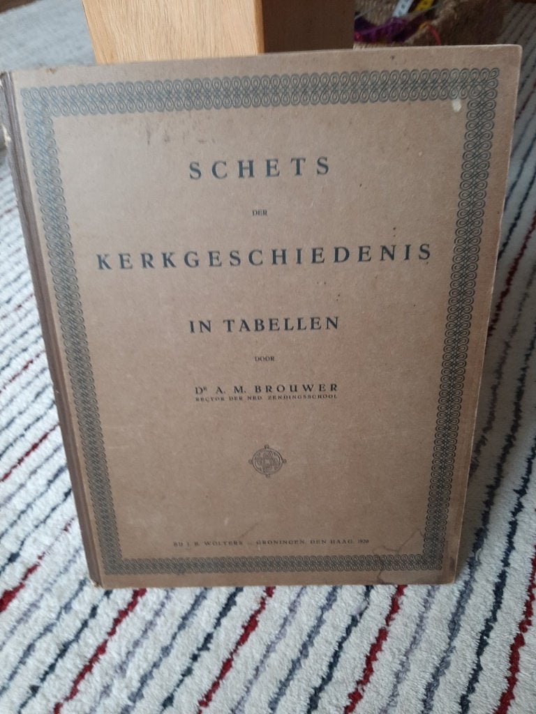 Schets kerkgeschiedenis in Tabellen Brouwer 1920, Boeken, Ophalen, Gelezen, Christendom | Protestants
