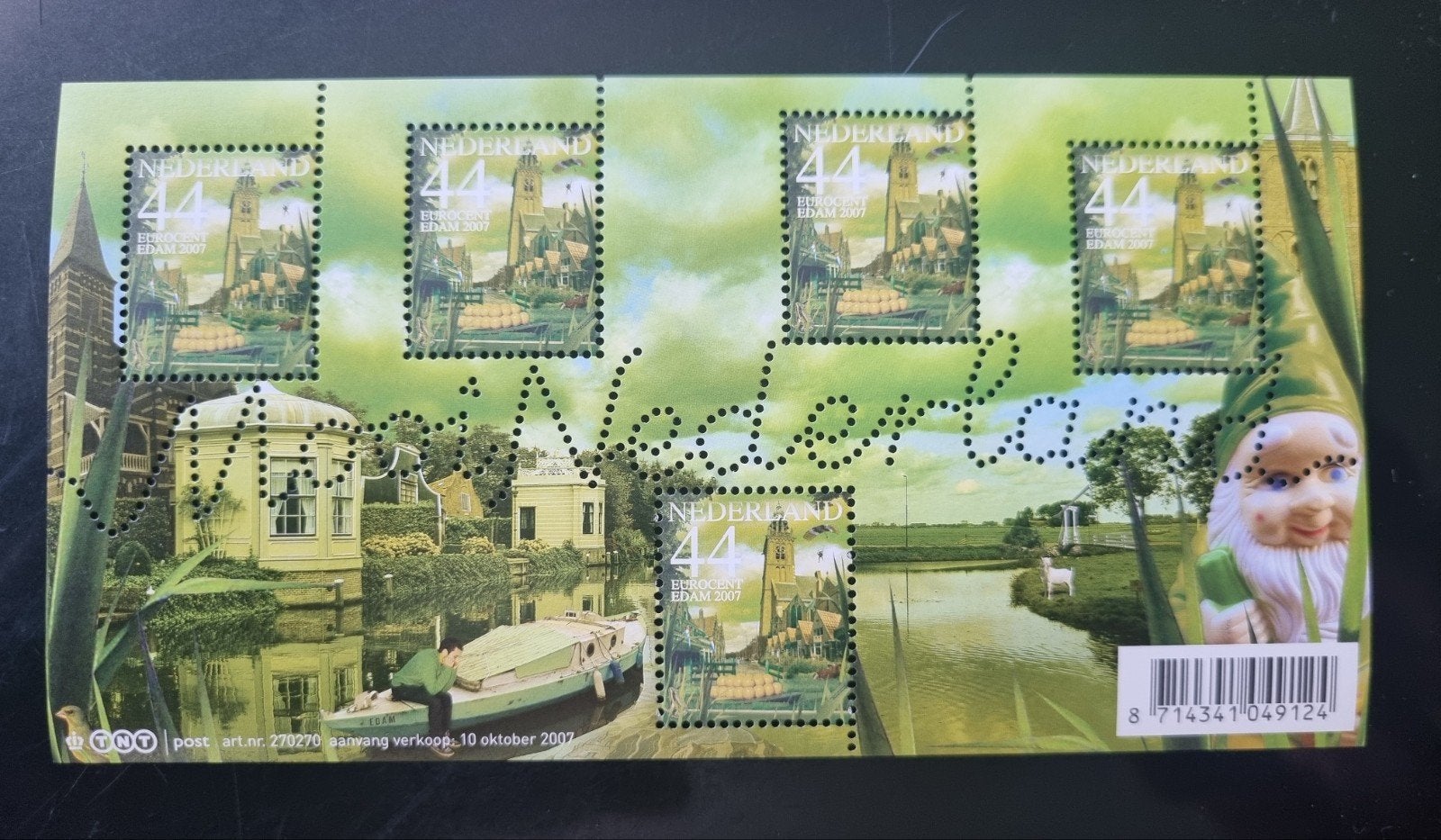 NVPH 2524, Mooi Nederland 2007, Edam, Postzegels en Munten, Postzegels | Nederland, Ophalen of Verzenden
