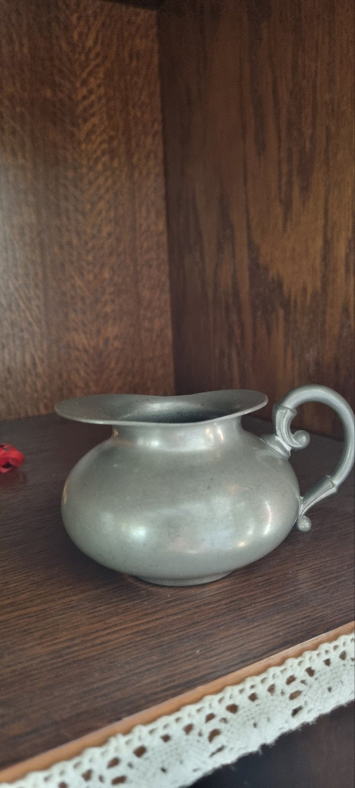 Antiek tinnen theeservies - theepot, melkkan en suikerpot, Antiek en Kunst, Ophalen