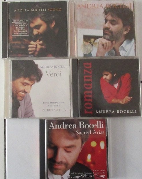 ANDREA BOCELLI, in nieuw staat, 5 stuks CD's, Cd's en Dvd's, Cd's | Wereldmuziek, Ophalen of Verzenden, Zo goed als nieuw