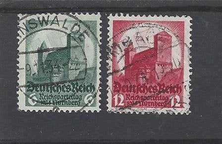 Historie Duitse Rijk, postzgls. 6e Nürnberger Parteitag 1934, Verzenden, Overige soorten, Duitsland, Overige typen