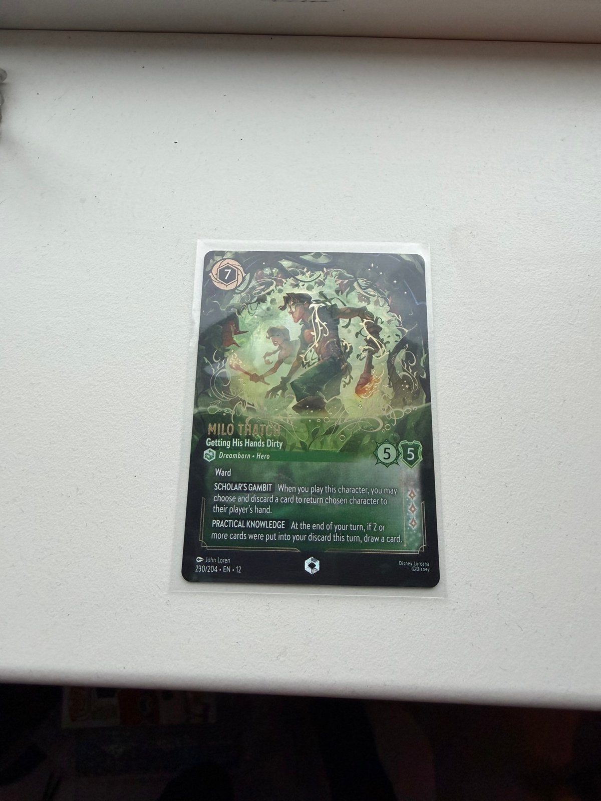 Lorcana enchanted Milo Thatch, Ophalen of Verzenden, Nieuw