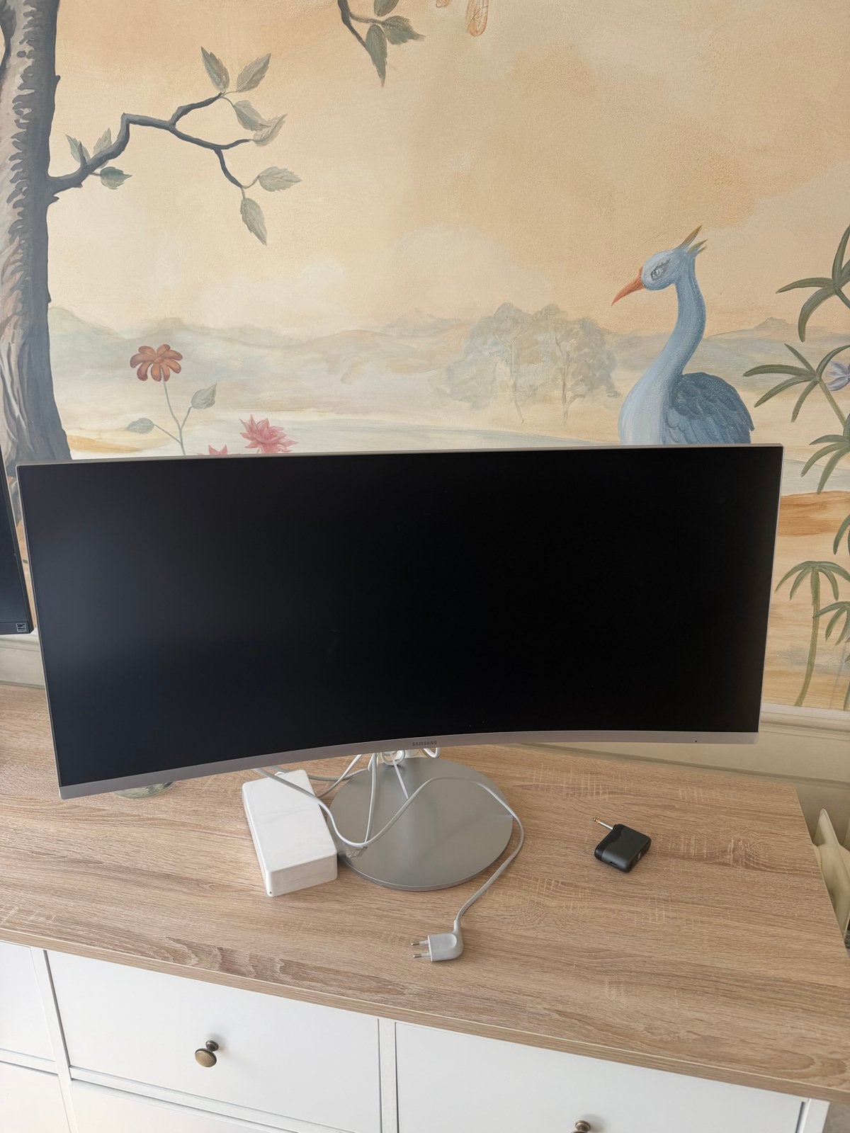 Samsung C34J791WTR Ultrawide Monitor - Backplate mist, Computers en Software, Monitoren, Ophalen, Gebruikt, Curved, Quad HD (2K)