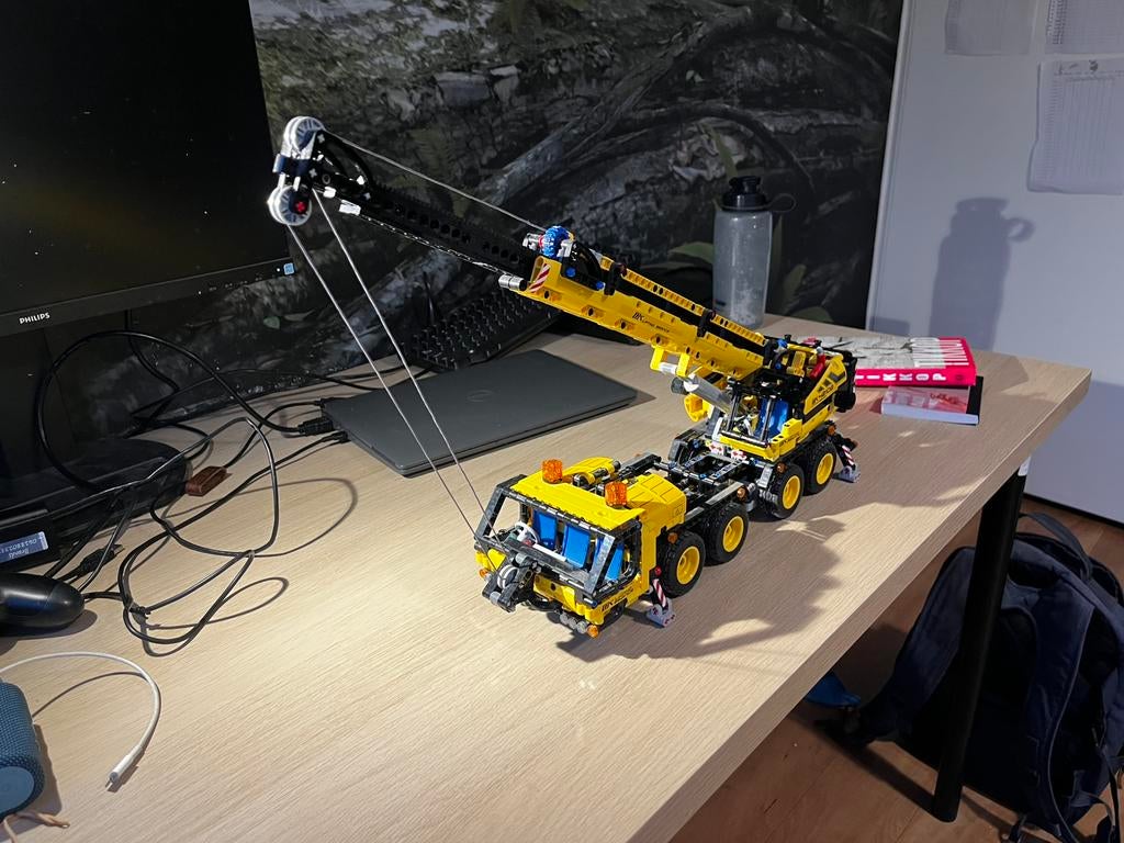 LEGO Technic 42108 – Mobiele Kraan, City, Lego, Ophalen of Verzenden, Zo goed als nieuw