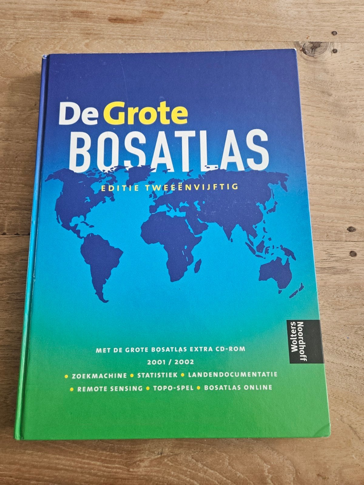 De Grote Bosatlas Editie Tweeënvijftig 2001/2002, Boeken, Bosatlas, 2000 tot heden, Ophalen of Verzenden, Zo goed als nieuw