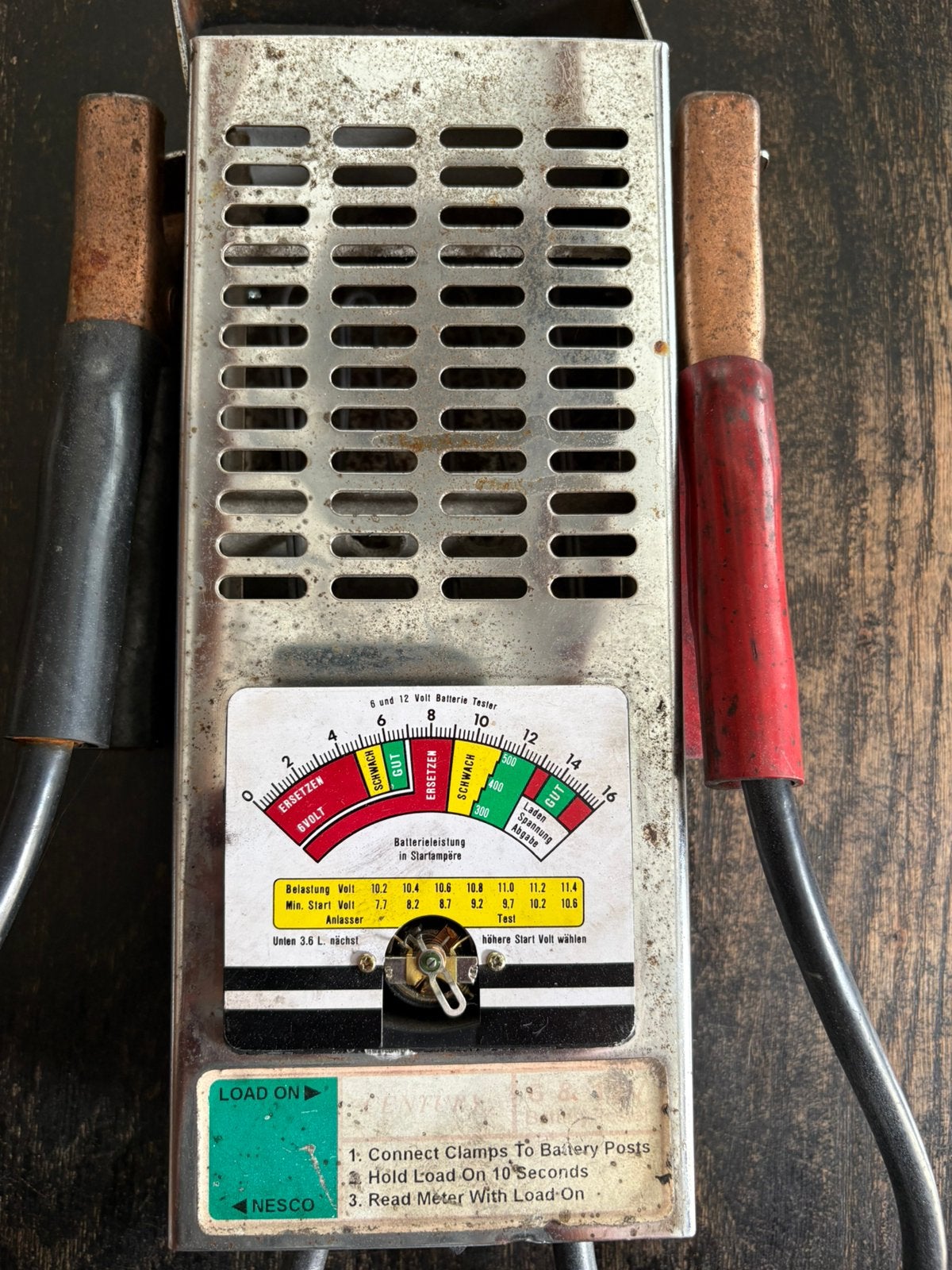 ACCU TESTER GOEDWERKEND T.E.A.B., Ophalen of Verzenden, Gebruikt