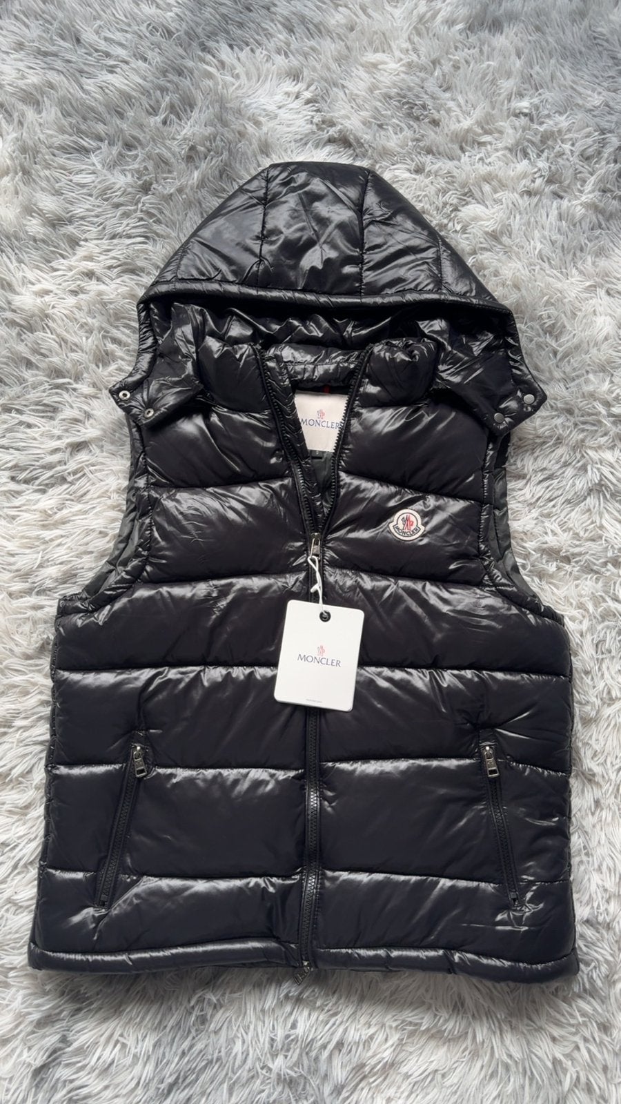 Moncler bodywarmer black, Kleding | Heren, Ophalen of Verzenden, Nieuw, Maat 46 (S) of kleiner, Zwart