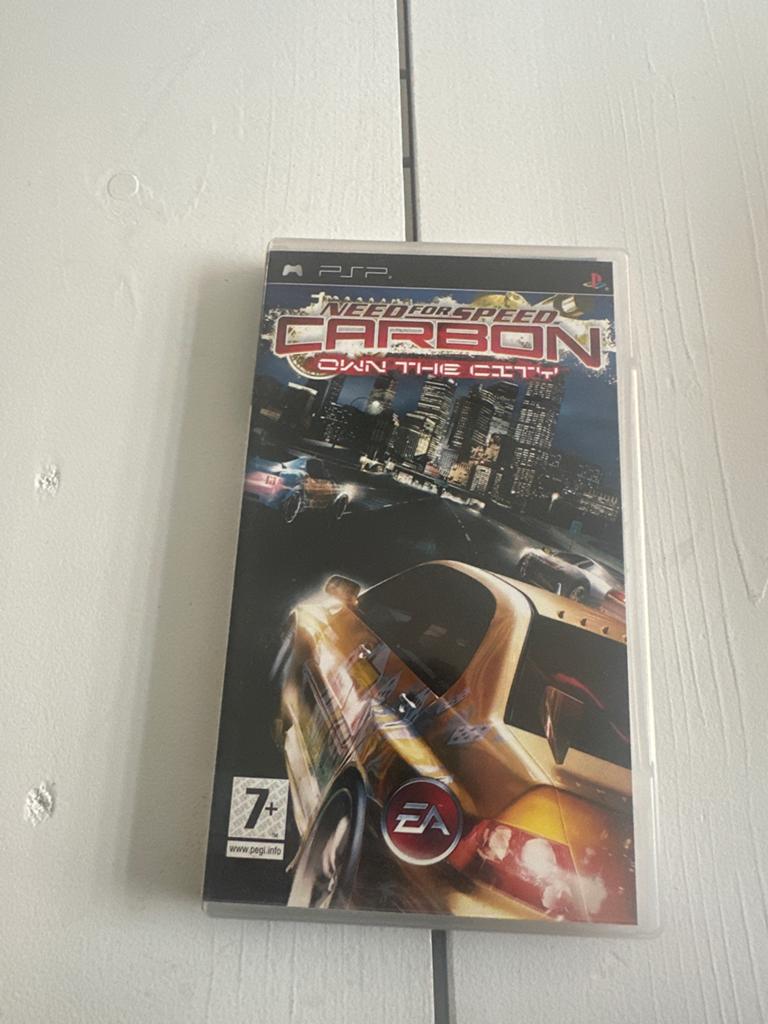 Need for Speed Carbon Own the City PSP, Spelcomputers en Games, Spelcomputers | Sony PSP, Ophalen, Overige kleuren, PSP, Gebruikt