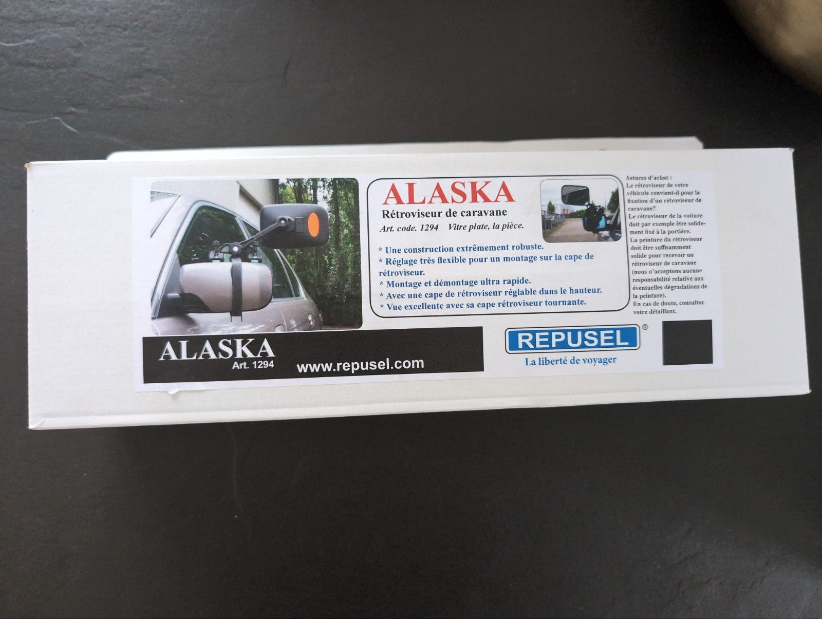 Repusel Alaska Caravan Spiegels - Set van 2, Ophalen of Verzenden, Zo goed als nieuw