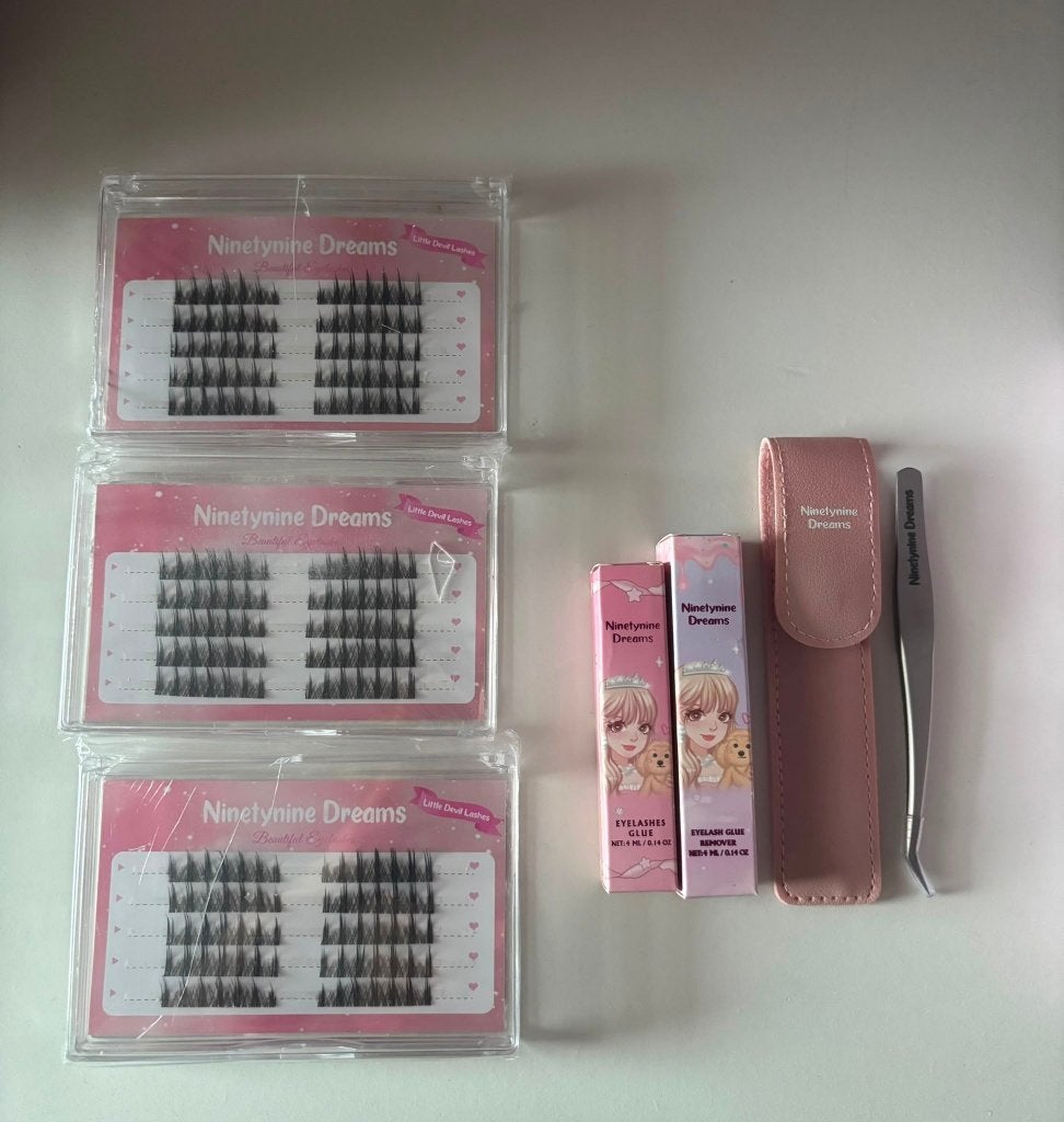 DIY Lash Extension Kit - Little Devil Style Wimpers (Nieuw), Ogen, Zwart, Nieuw, Ophalen of Verzenden