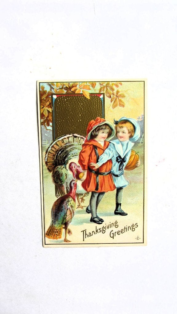Thanksgiving Greetings  1916, Verzamelen, Ophalen of Verzenden, Voor 1920, Gelopen, Feest(dag)