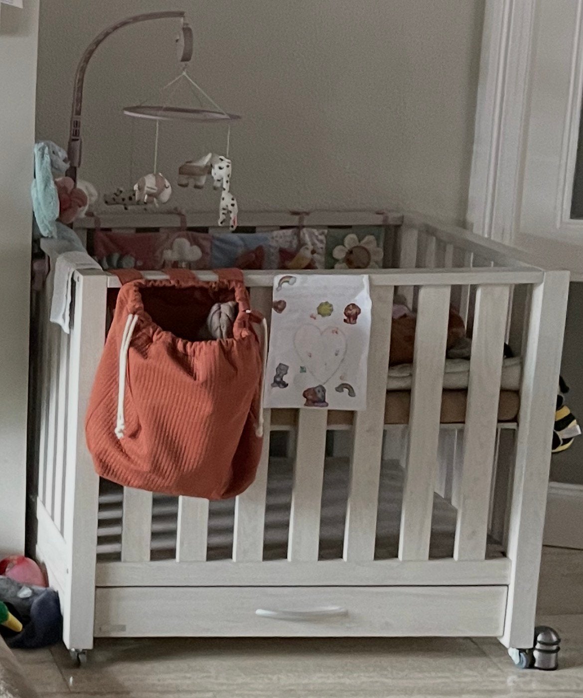 Baby box, Ophalen, Gebruikt, Vierkant, In hoogte verstelbaar