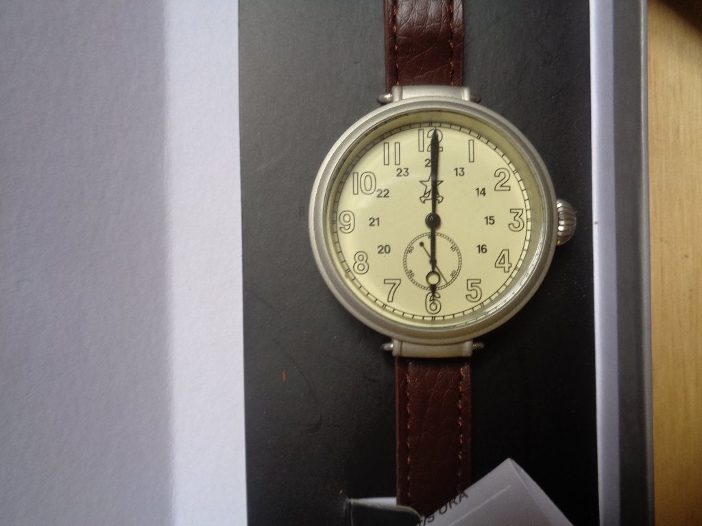 Sovjet piloten horloge Editions Atlas Collections, Overige merken, Leer, Staal, Polshorloge