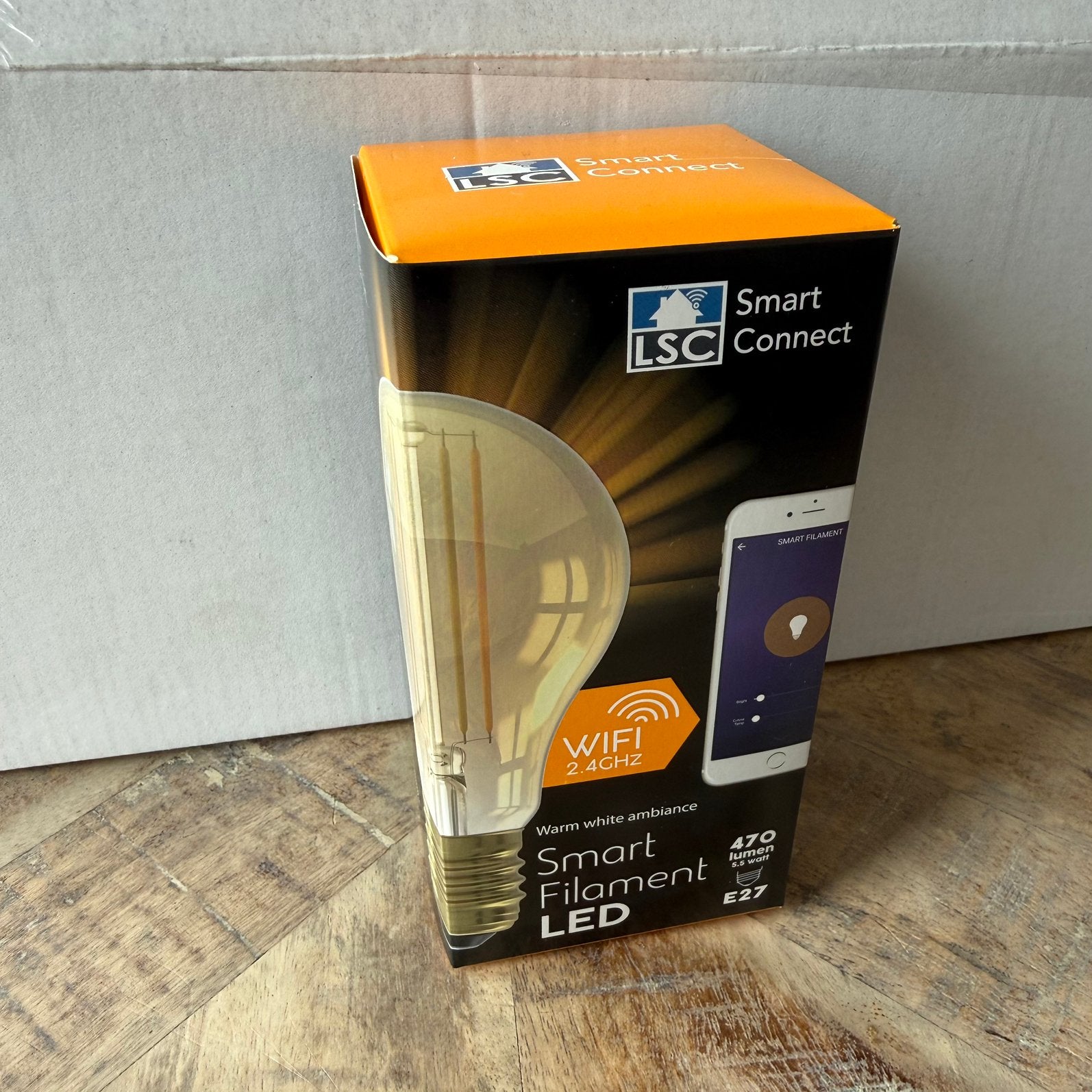 5x LSC Smart connect filament led lampen e27, Huis en Inrichting, Lampen | Losse lampen, Led-lamp, Minder dan 30 watt, Nieuw, E27 (groot)