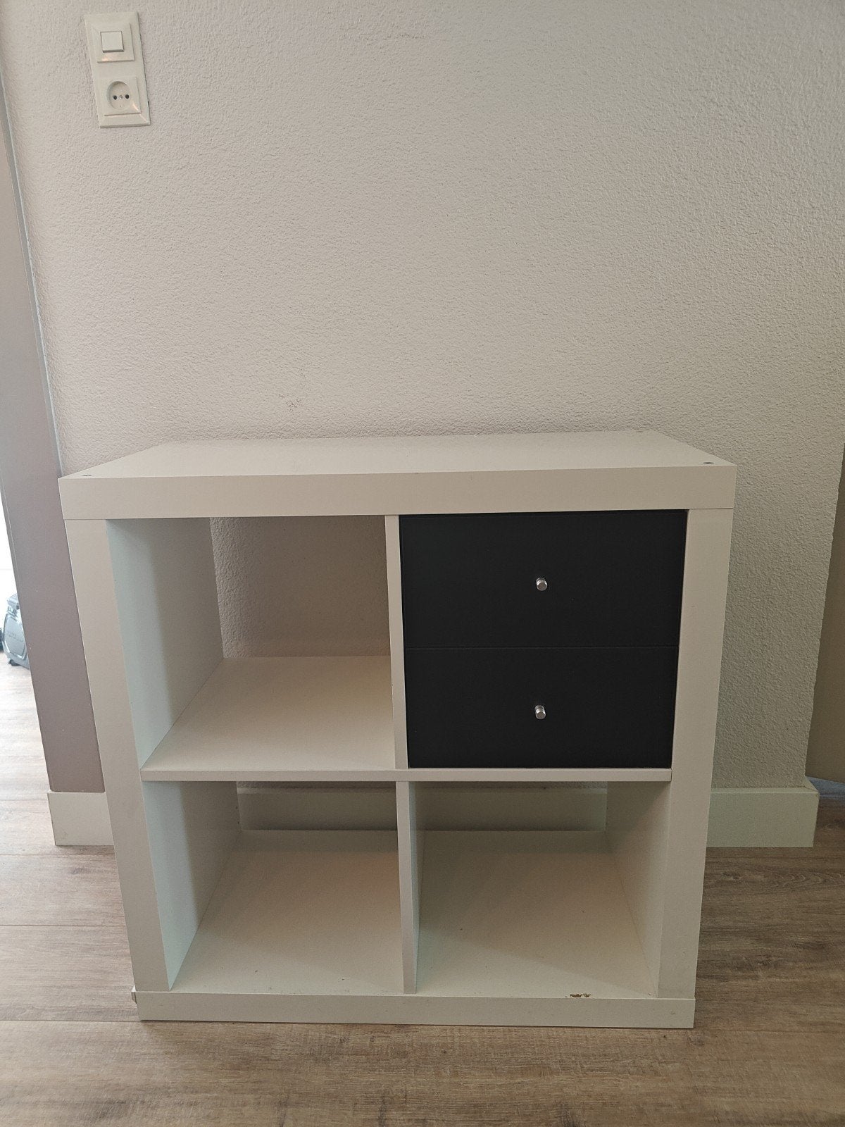 IKEA Kallax 2x2 met lades, Ophalen, Met plank(en), Gebruikt, 50 tot 100 cm