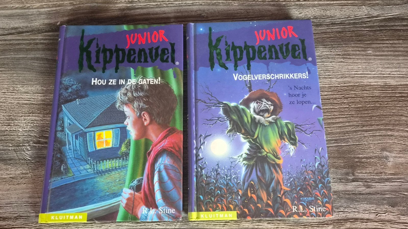 Junior Kippenvel: Hou ze in de gaten!  Vogelverschrikkers!, Boeken, Ophalen of Verzenden, Zo goed als nieuw, R.L. Stine