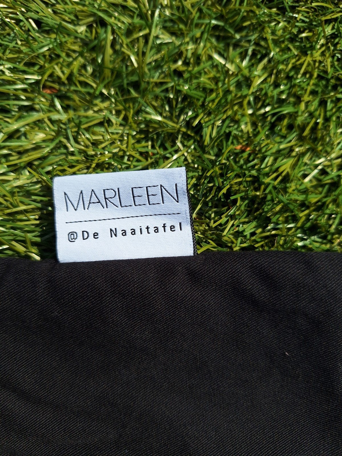 Zwarte verzwaringsdeken van Marleen @De Naaitafel, Huis en Inrichting, Eenpersoons, Zwart, Overige materialen, Ophalen of Verzenden