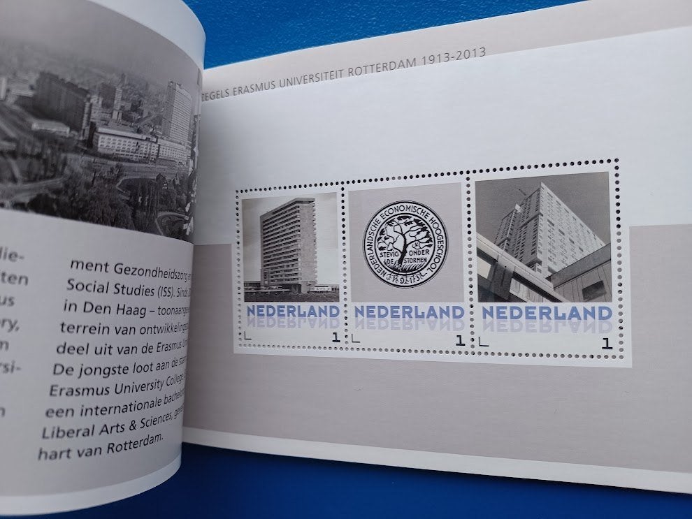 PP 33 100 jaar Erasmus Universiteit Rotterdam - 2013, Postzegels en Munten, Ophalen of Verzenden, Na 1940, Postfris