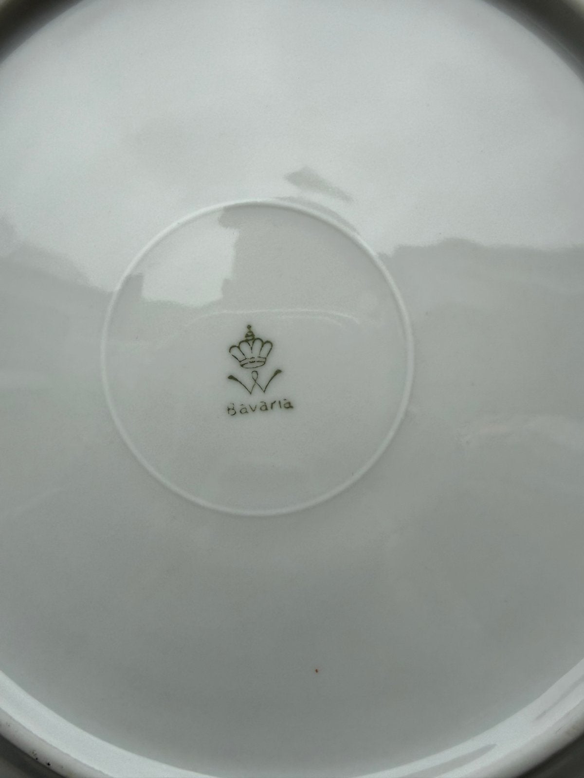 Vintage Bavaria servies met bloemmotief en gouden rand, Huis en Inrichting, Keuken | Servies, Ophalen, Overige merken, Vintage