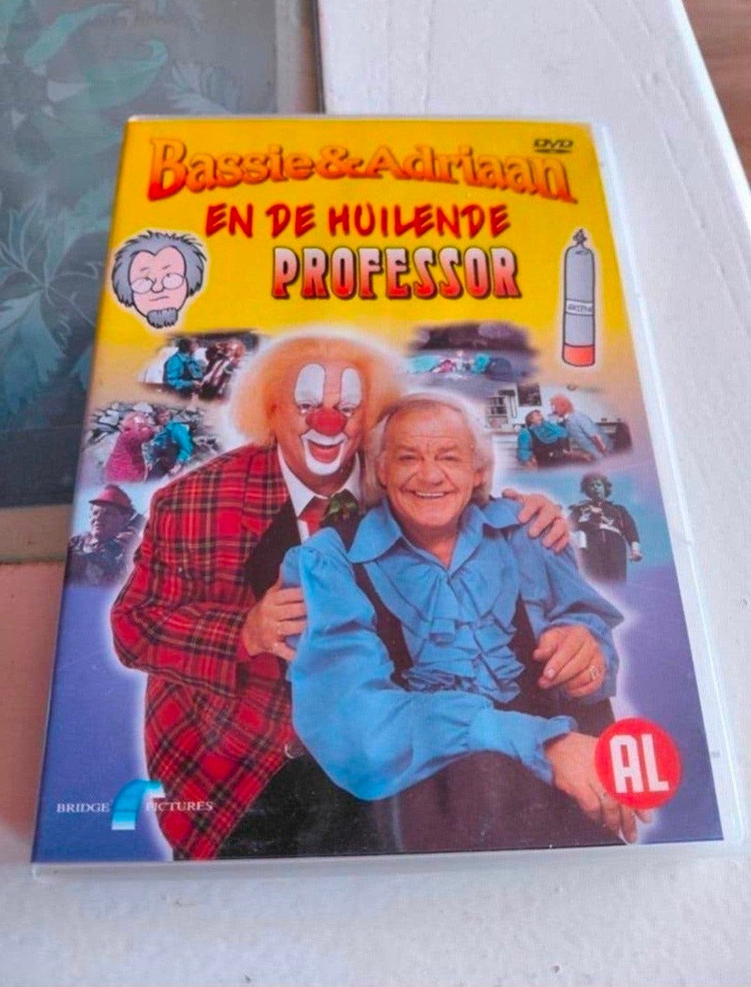 Bassie en Adriaan en de Huilende Professor dvd., Alle leeftijden, Tv-serie, Ophalen of Verzenden, Zo goed als nieuw