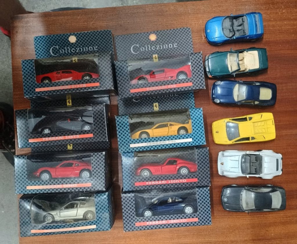 Partij Shell Maisto Collezione auto's Modelauto's | 1:43, Overige merken, Auto, ., Ophalen of Verzenden