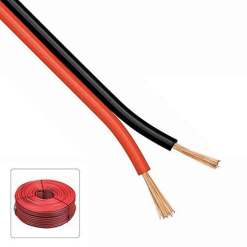 2 x 2.5 luidsprekerkabel rood/zwart (100 meter) - C, Verzenden, Nieuw
