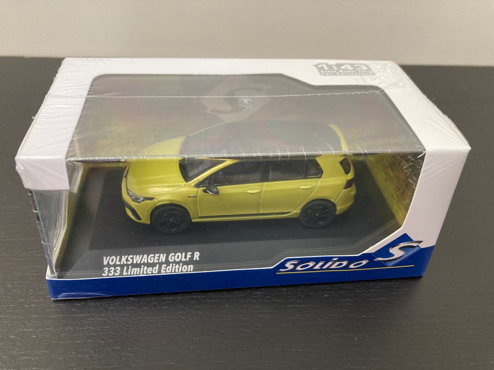 VW Golf R 333 Limited Edition 1:43 Solido Yellow, Ophalen of Verzenden, Nieuw, Auto, Solido