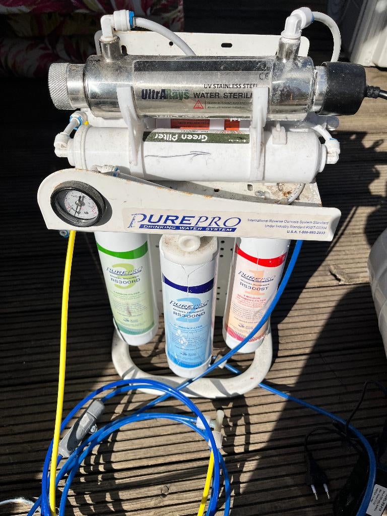 PUREPRO waterfilter, met UV sterilisatie!, Ophalen, Gebruikt