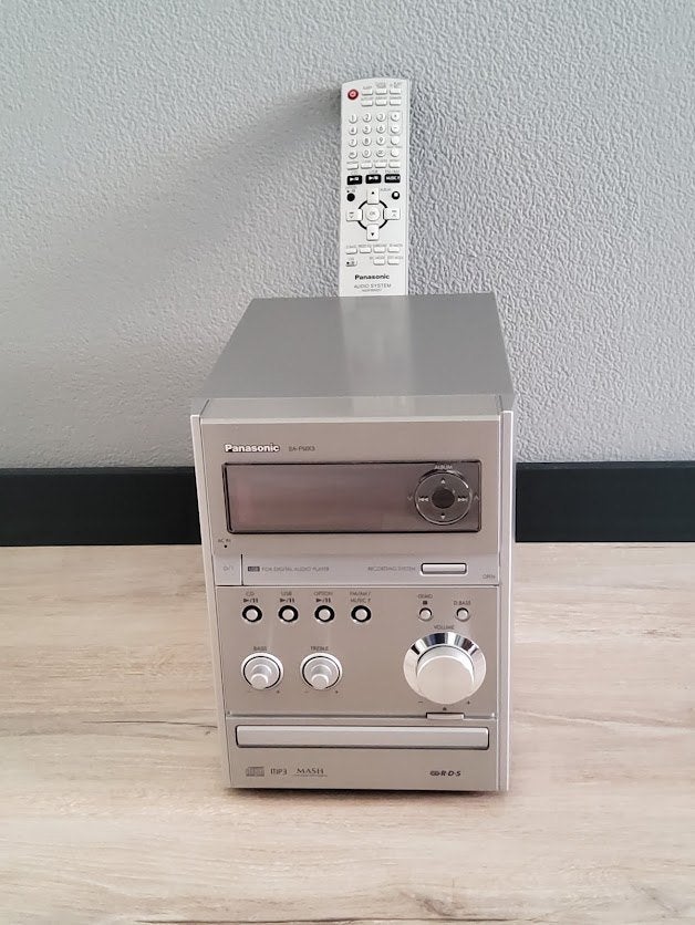 Te koop Panasonic CD Stereo Systeem, Ophalen of Verzenden, Zo goed als nieuw, Radio, Met cd-speler