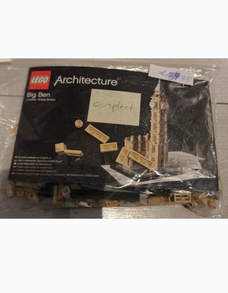 Lego architecture, Ophalen of Verzenden, Gebruikt