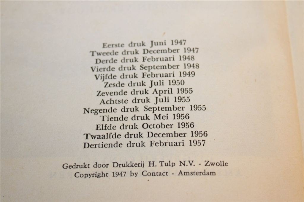 Het Achterhuis — Anne Frank, Vintage Uitgave 1957 + SO, Ophalen of Verzenden, Tweede Wereldoorlog, Gelezen, Overige onderwerpen