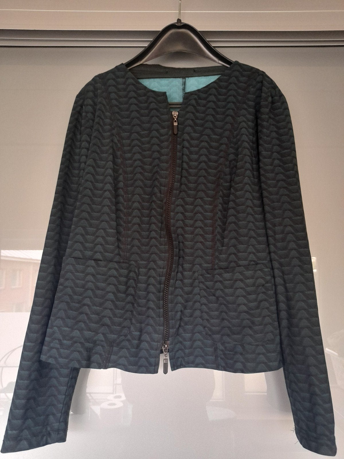 Zgan travelstof jasje Studio Anneloes xl, Ophalen of Verzenden, Zo goed als nieuw, Maat 46/48 (XL) of groter, Blauw