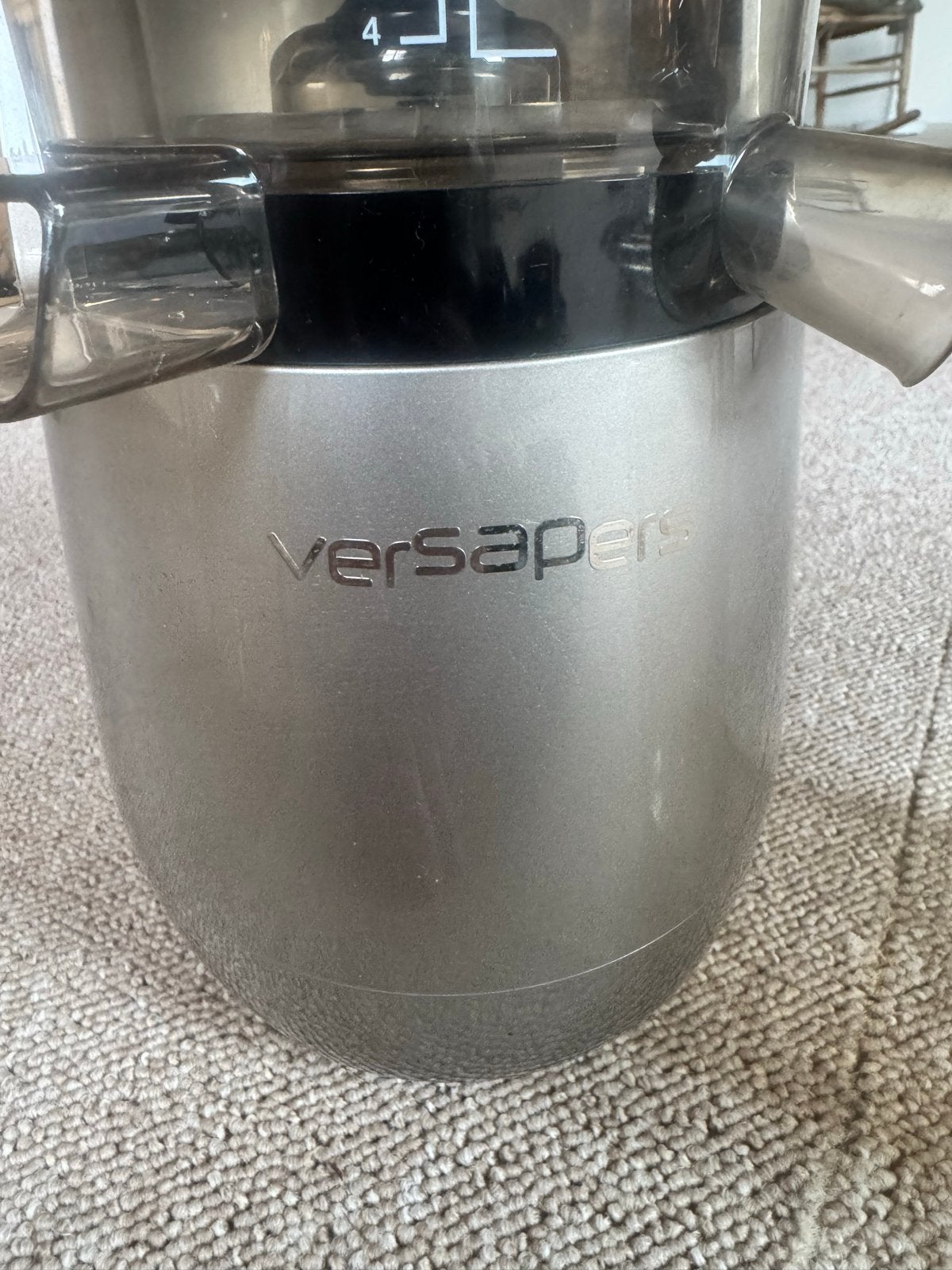 Versapers slowjuicer - Zo goed als nieuw, compleet, Witgoed en Apparatuur, Overige Witgoed en Apparatuur, Ophalen, Zo goed als nieuw