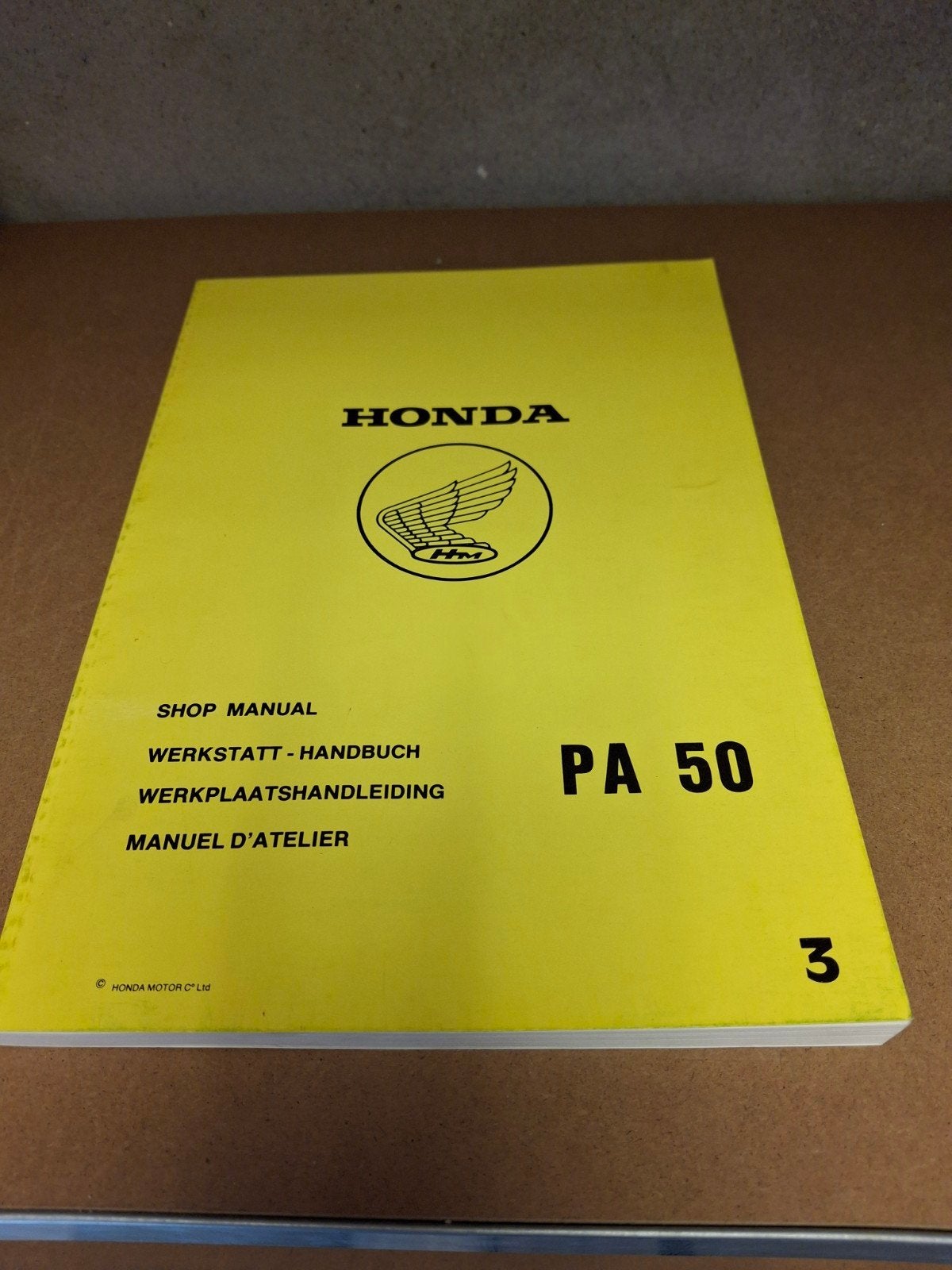 Honda PA50 Werkplaatshandboek - Shop Manual, Ophalen of Verzenden