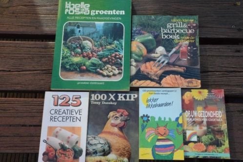 Kookboeken uit de oude doos. Tijdelijk 50€ voor alles., Ophalen of Verzenden, Zo goed als nieuw, Europa, Tapas, Hapjes en Dim Sum