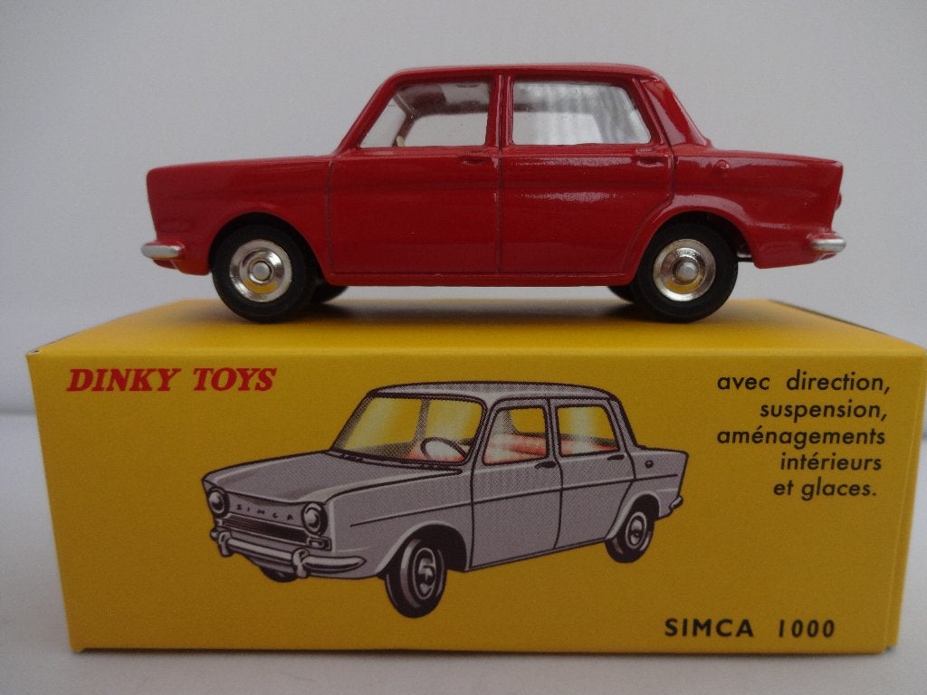 Simca 1000 rood nr: 519 van Dinky Toys schaal 1:43, Hobby en Vrije tijd, Ophalen of Verzenden, Nieuw, Auto, Dinky Toys