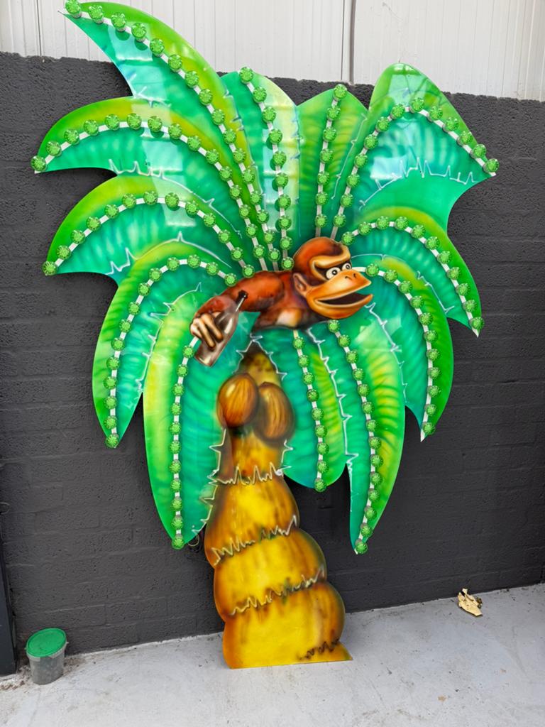 Donkey kong met licht, Ophalen