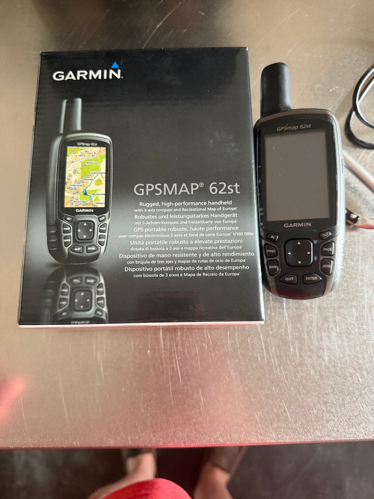 Garmin GPSMAP 62st Handheld GPS met 3-assig kompas, Ophalen of Verzenden, Zo goed als nieuw