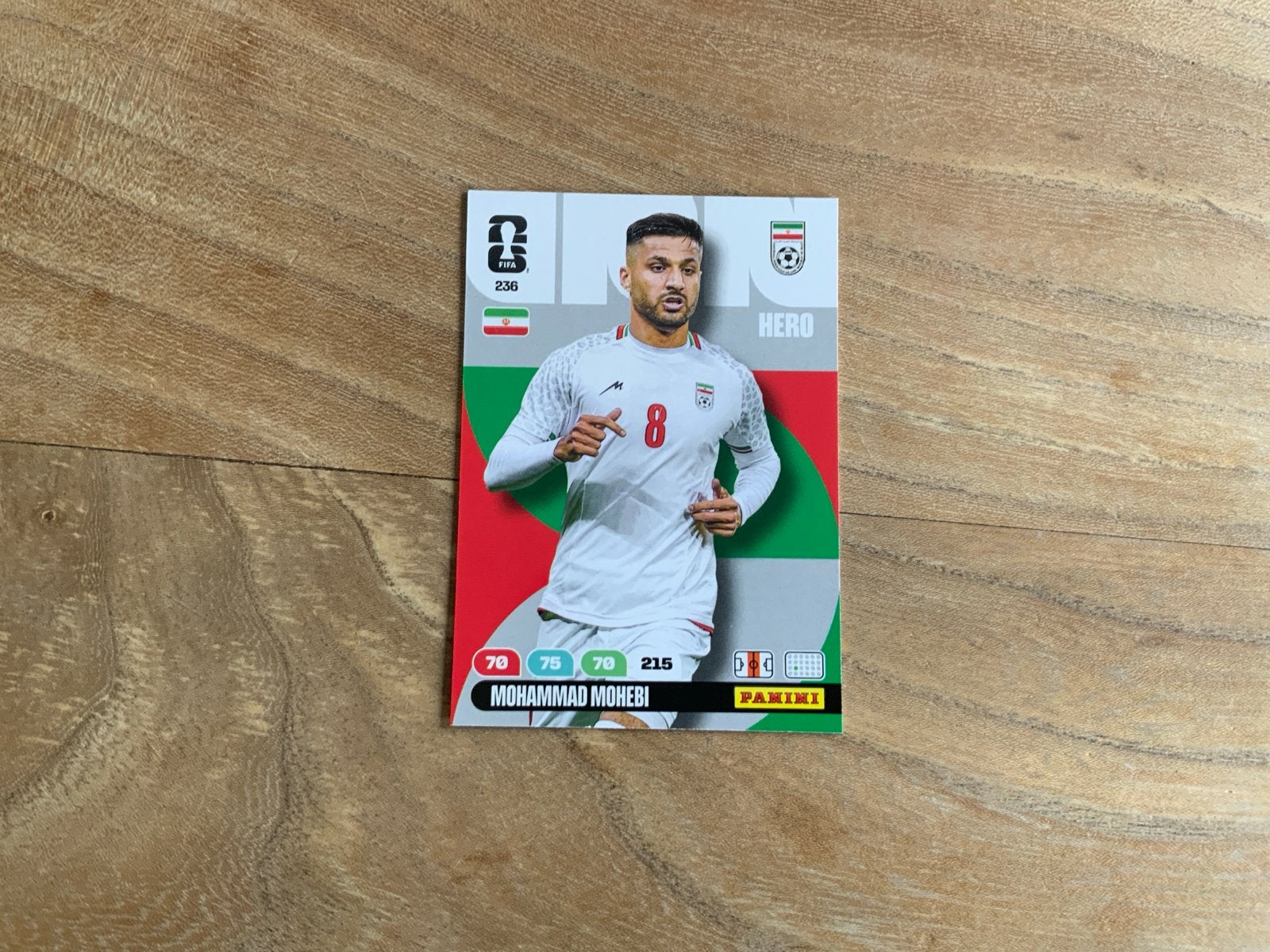 Voetbalkaart Mohammad mohebi mexiko, Ophalen of Verzenden, Buiten Europa