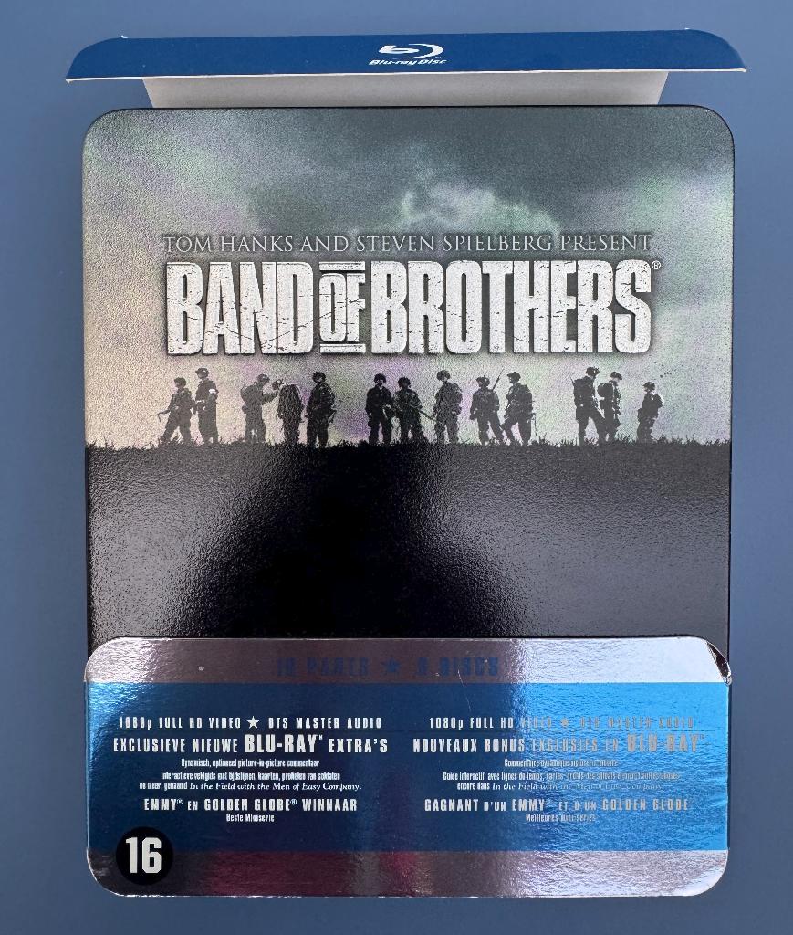 Blu-Ray Band of Brothers Steelcase limited Edition i.z.g.s., Ophalen of Verzenden, Zo goed als nieuw, Boxset