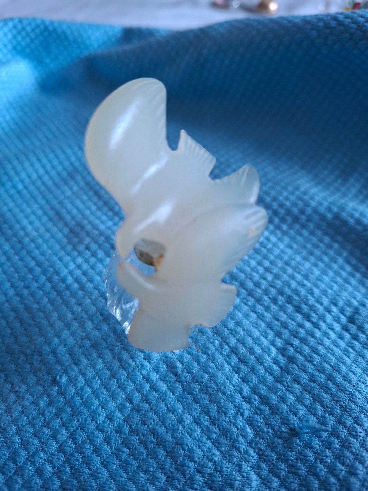 Vintage Lalique 'Deux Colombes' parfumflesje, Ophalen of Verzenden