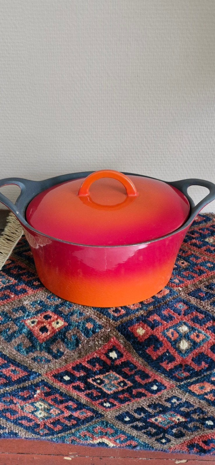 Rode braadpan, Ophalen, Gebruikt, Gietijzer, Koekenpan of Braadpan