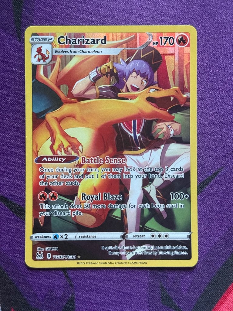 Pokemon charizard TG-03, Verzenden, Nieuw, Losse kaart, Foil